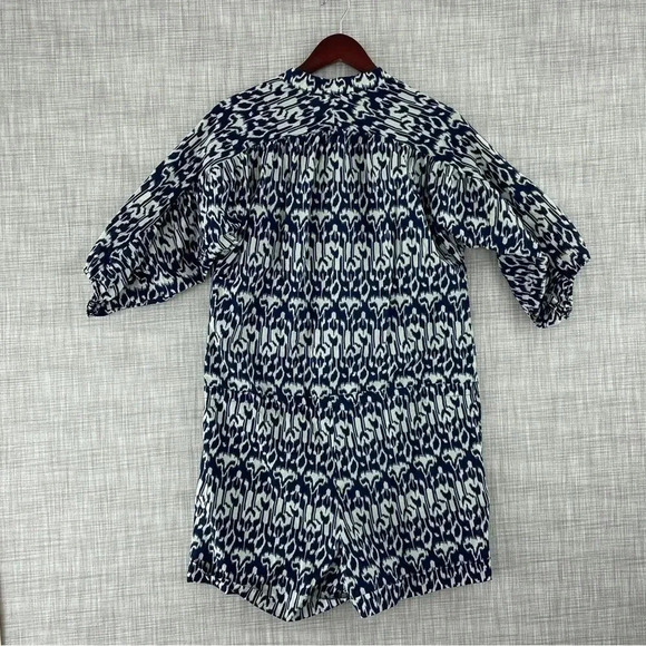 Josh Podoll Womens Size Medium short sleeve button front romper 0076 - Picture 2 of 10